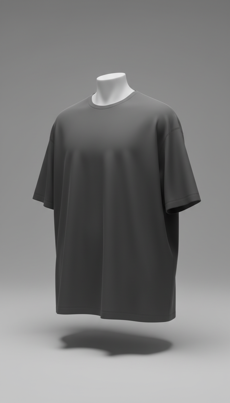 Urban Charcoal Oversized Tee