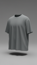 Steel Grey Boxy Fit Tee